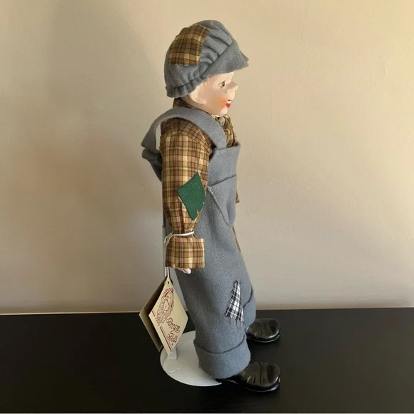 Dream Dolls Porcelain Boy Doll Hand Painted 15 Inch Vintage - Picture 4 of 12